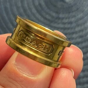 Gold Coach Ring size 5.5